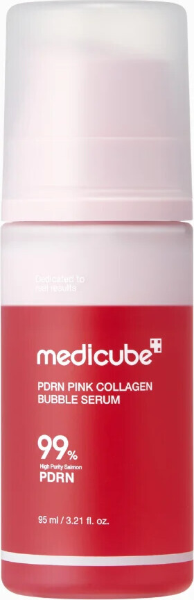 Medicube - Pdrn Pink Collagen Bubble Serum - Pink - 95 Ml