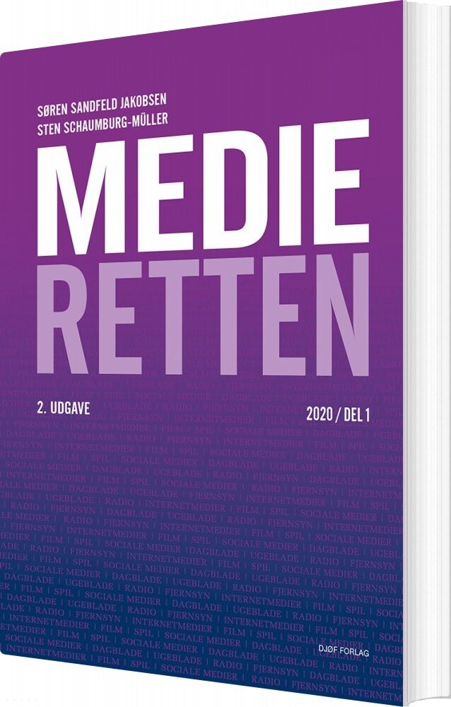 Medieretten - Søren Sandfeld Jakobsen - Bog