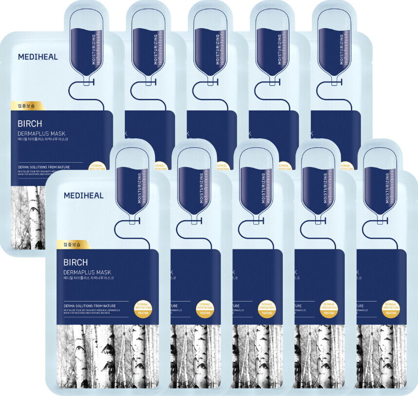 Mediheal - Dermaplus Birch Mask - 10 Pcs