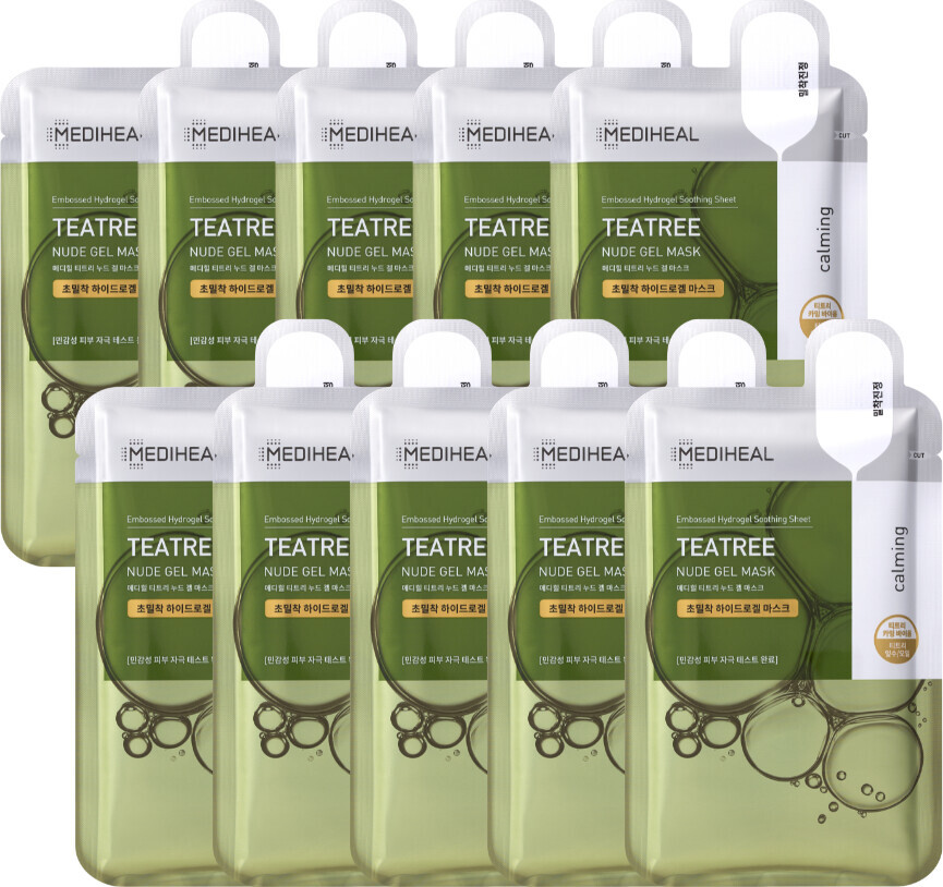 Mediheal - Teatree Nude Gel Mask - 10 Pcs.