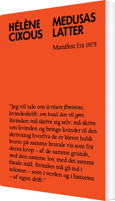 Medusas Latter - Hélène Cixous - Bog