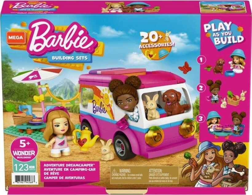 Mega Bloks - Wonder Builders - Barbie Adventure Dreamcamper