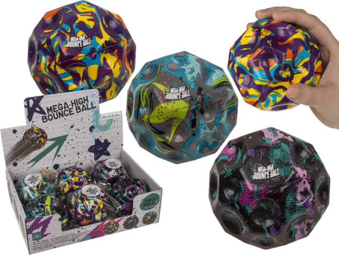 Out Of The Blue - Mega-high Bounce Ball - Hoppebold - 10 Cm
