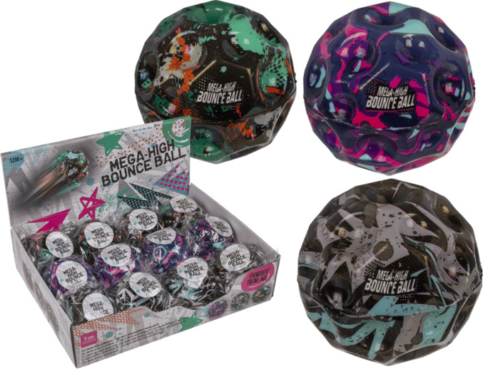 Out Of The Blue - Mega-high Bounce Ball - Hoppebold - 7 Cm