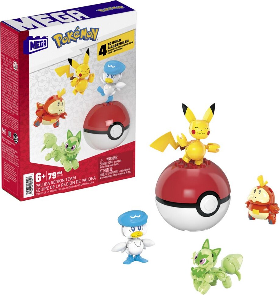 Mega Pokémon Scarlet & Violet Poke Ball - 4 Poke Balls