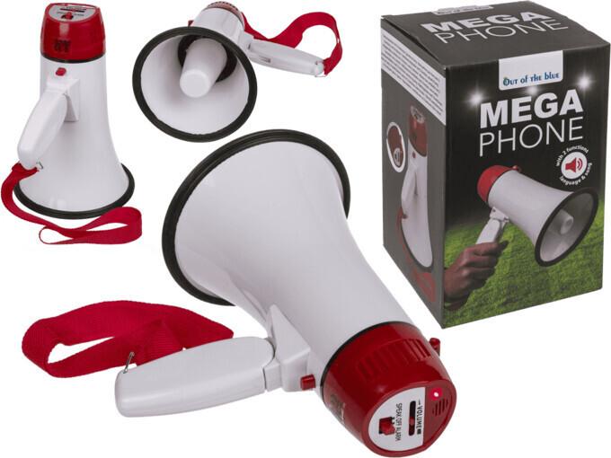 Megafon Med 2 Funktioner - Tale Og Sang - Out Of The Blue