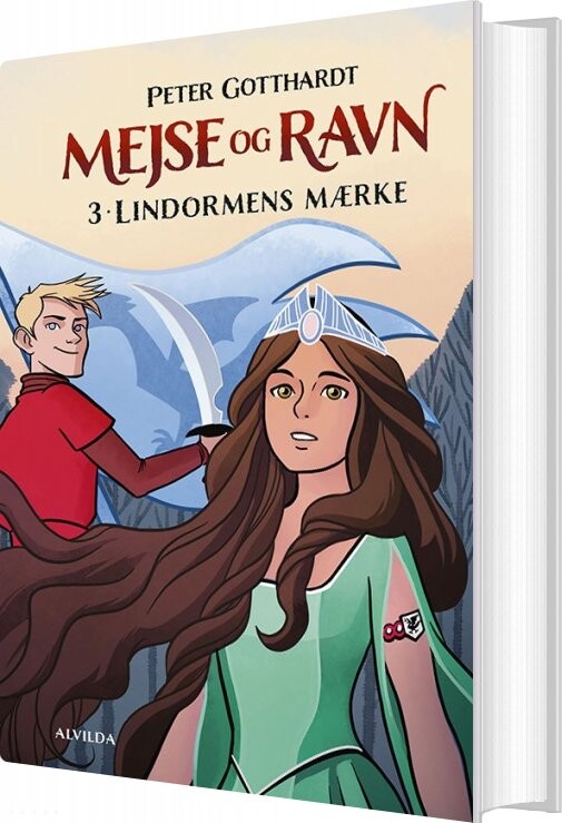 Billede af Mejse Og Ravn 3: Lindormens Mærke - Peter Gotthardt - Bog