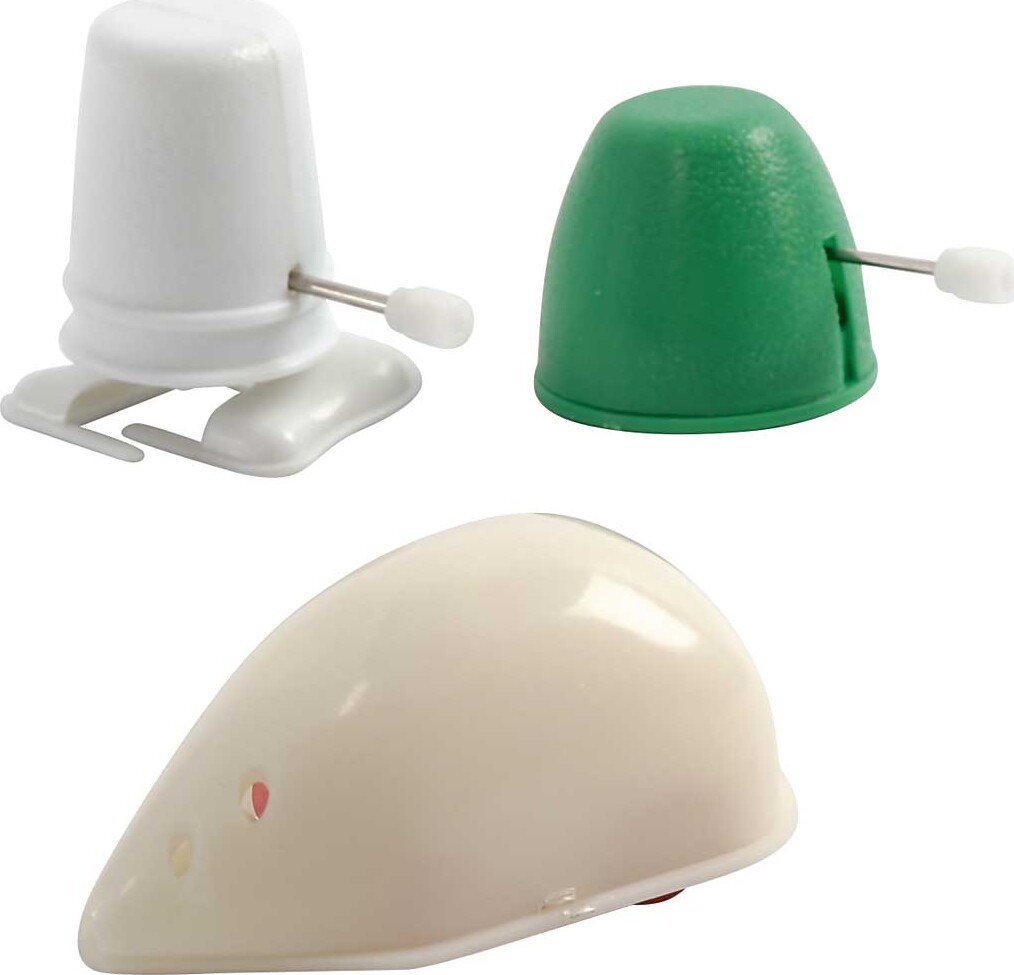 Mekanisk figur, H: 30+35+45 mm, 30 stk./ 1 pk.