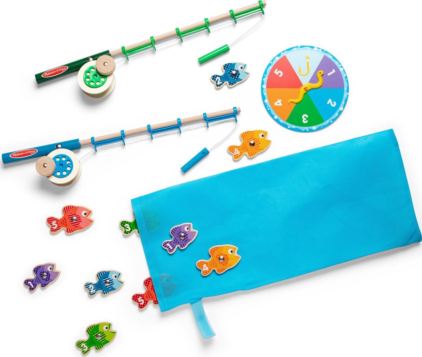 Melissa & Doug - Catch & Count Fishing Game - Fiskespil Til Børn