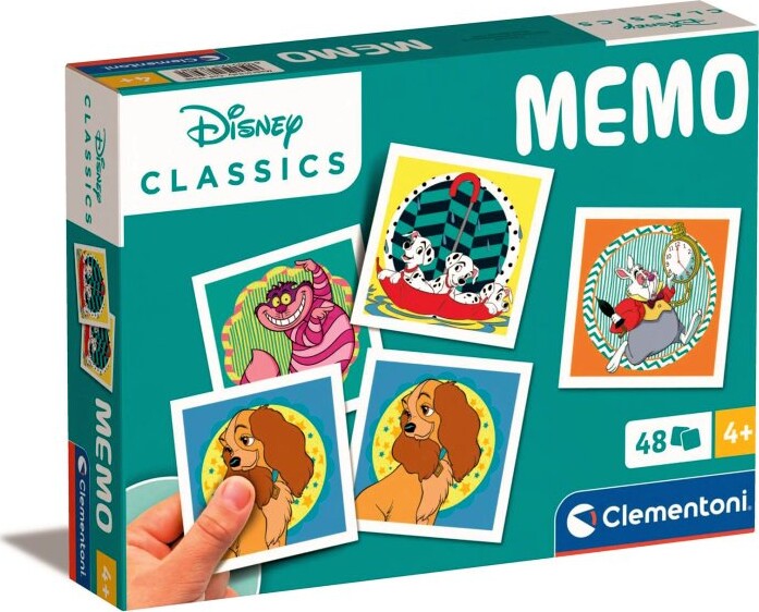Billede af Clementoni Memo Pocket - Disney Classics Vendespil - 48 Kort