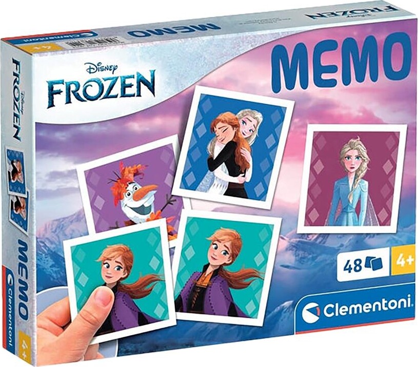 11: Clementoni Memo Pocket - Disney Frost Vendespil - 48 Kort