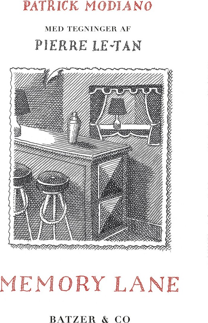 Billede af Memory Lane - Patrick Modiano - Bog
