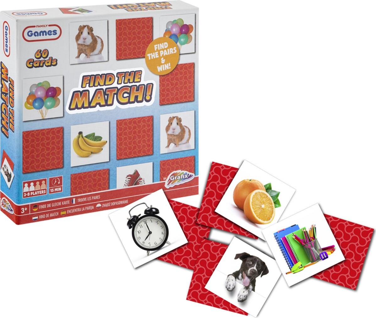 Creative Craft Group Memory Spil, Find the Match, 60 cards
