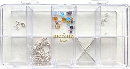 Me & My Box - Diy Perle Halskæde Kit - Figaro - Sølvbelagt 925