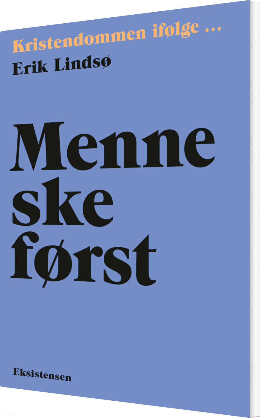 Billede af Menneske Først - Erik Lindsø - Bog