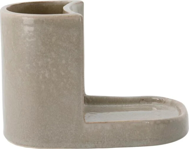 Meraki - Børste- Og Sæbeholder, Mkdatura - Shellish Grey - W: 18 Cm, H: 12.7 Cm