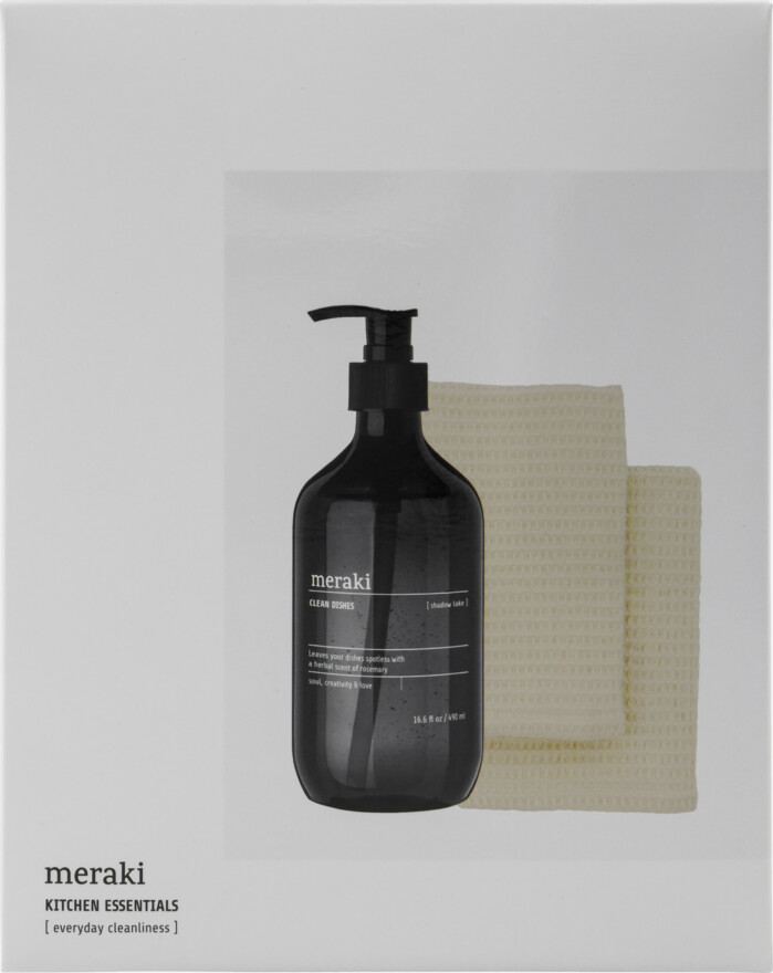 Meraki - Gaveæske Kitchen Essentials - Shadow Lake & Mkbeige - 490 Ml