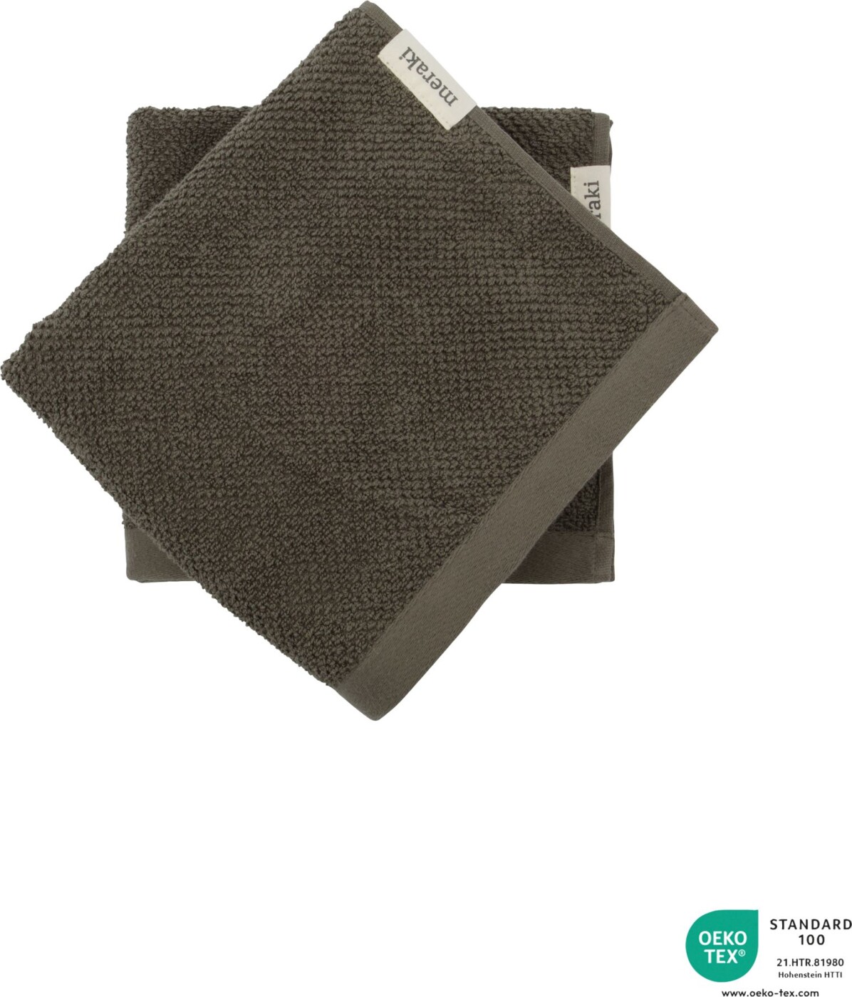 Meraki - Håndklæde - Solid - Army - 50x100 Cm