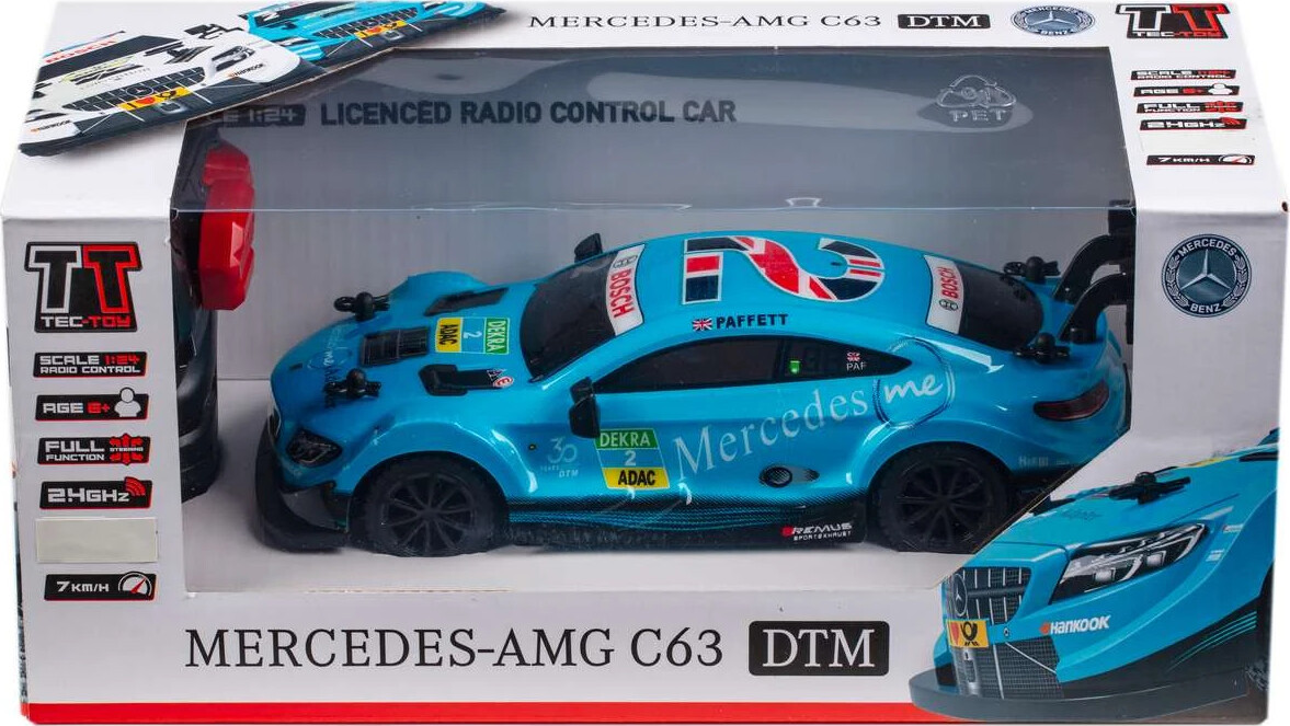 Mercedes-amg C63 Dtm Mercedes Me - Fjernstyret Rc Bil - 1:24