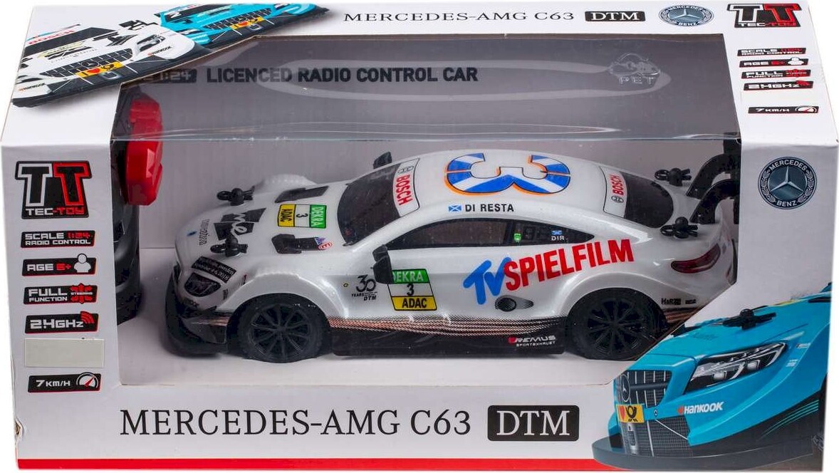 Mercedes-amg C63 Dtm Tv Spielfilm - Fjernstyret Rc Bil - 1:24