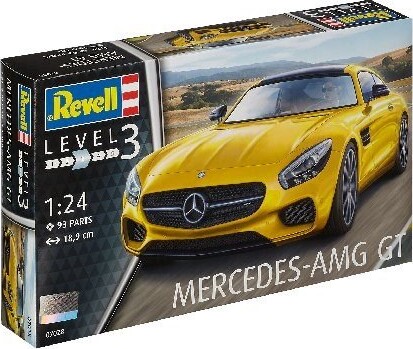 Revell - Mercedes Amg Gt Bil Byggesæt - 1:24 - Level 3 - 07028