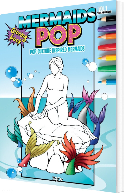 Mermaids Coloring Book - Zack Works - English Book