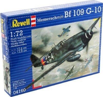 Se Revell - Messerschmitt Bf 109 G-10 Modelfly - 1:72 - 04160 hos Gucca.dk