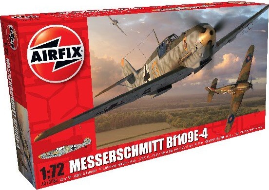 Se Airfix - Messerschmitt Bf109e-4 Fly Byggesæt - 1:72 - A01008a hos Gucca.dk