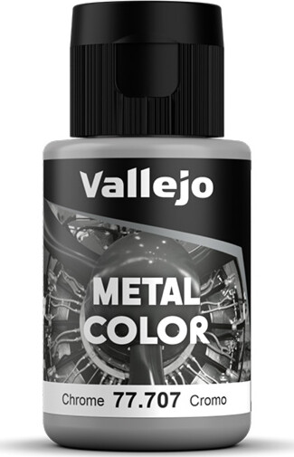 Vallejo - Metal Color Airbrush Maling - Chrome 32 Ml