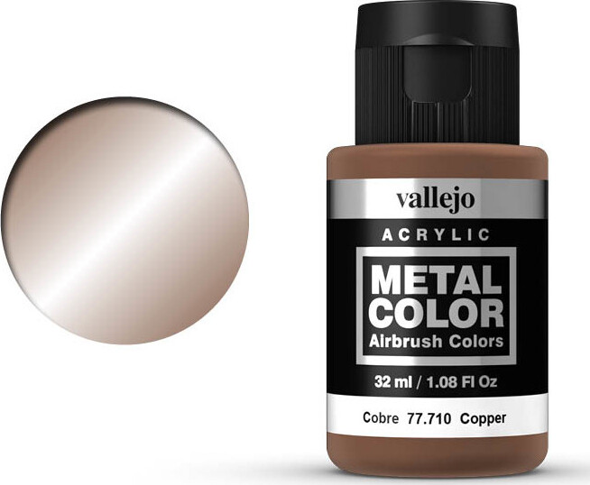 Vallejo - Metal Color Airbrush Maling - Copper 32 Ml
