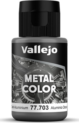 Billede af Vallejo - Metal Color Airbrush Maling - Dark Aluminium 32 Ml hos Gucca.dk