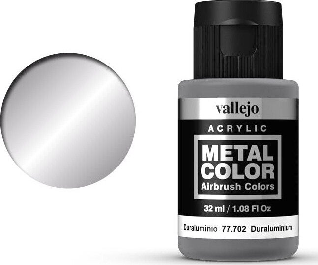 Vallejo - Metal Color Airbrush Maling - Duraluminium 32 Ml