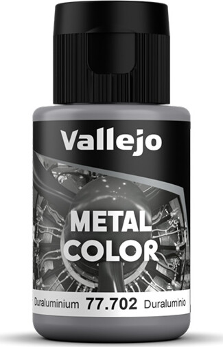 Vallejo - Metal Color Airbrush Maling - Duraluminium 32 Ml