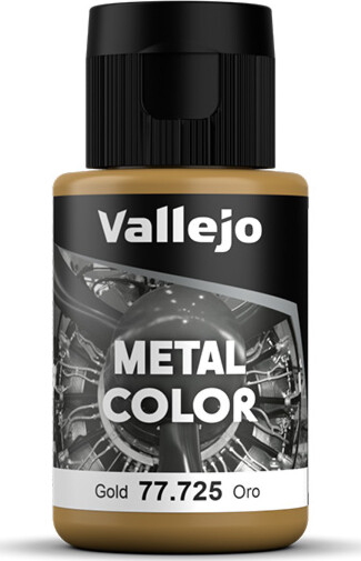 Vallejo - Metal Color Airbrush Maling - Gold 32 Ml