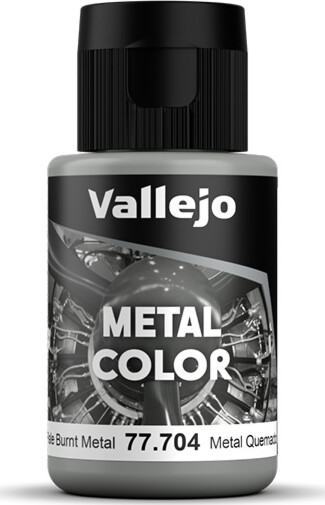 Vallejo - Metal Color Airbrush Maling - Pale Burnt Metal 32 Ml