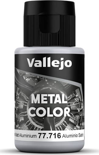 Billede af Vallejo - Metal Color Airbrush Maling - Semi Matte Aluminium 32 Ml