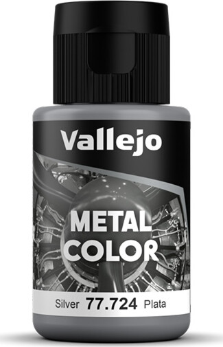 Billede af Vallejo - Metal Color Airbrush Maling - Silver 32 Ml