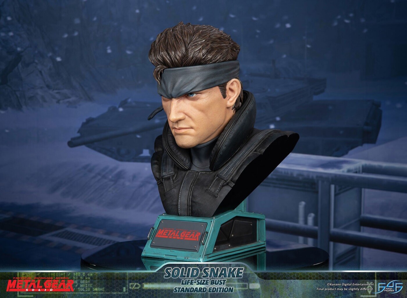 Metal Gear Solid (solid Snake Life-size Bust) Resin Statue