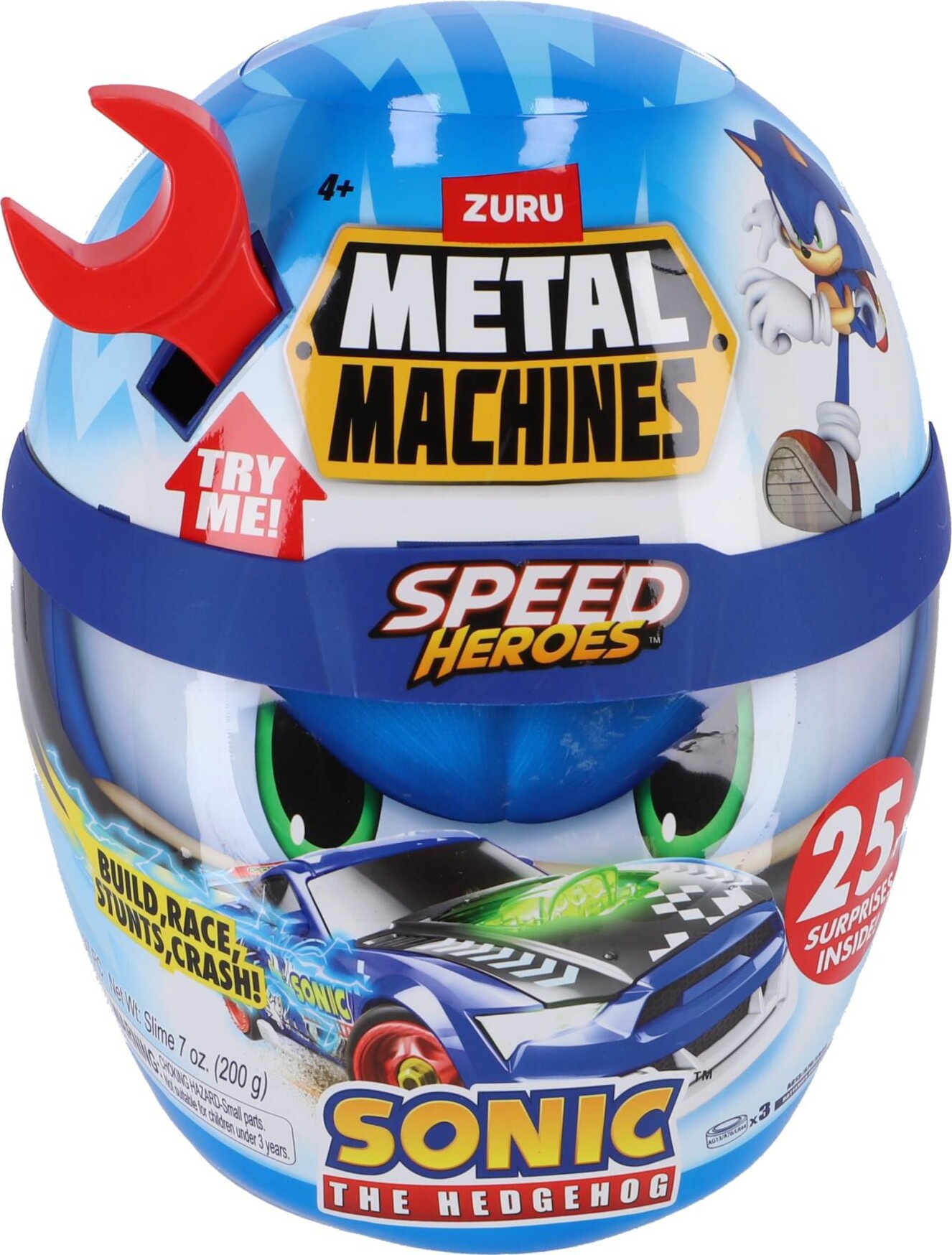 Zuru Metal Machines - Sonic The Hedgehog - Speed Heroes