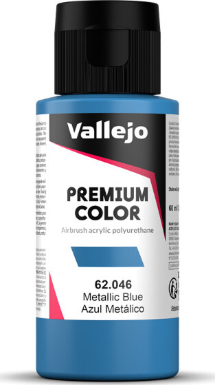 Se Vallejo - Premium Airbrush Maling - Metallic Blue 60 Ml hos Gucca.dk