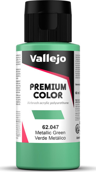 Billede af Vallejo - Premium Airbrush Maling - Metallic Green 60 Ml hos Gucca.dk