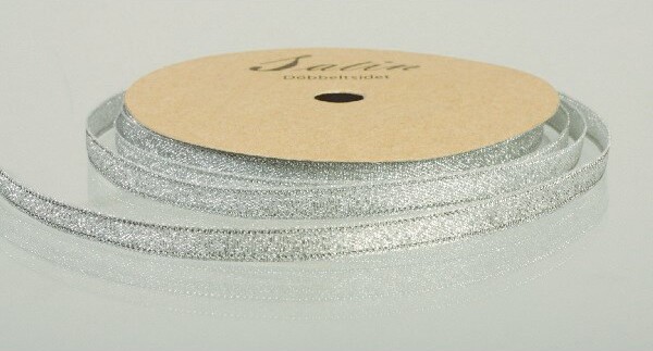 Metallicbånd 3mm 10m Sølv