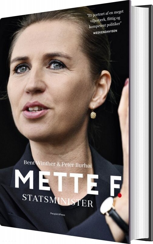 Mette F - Statsminister - Bent Winther - Bog