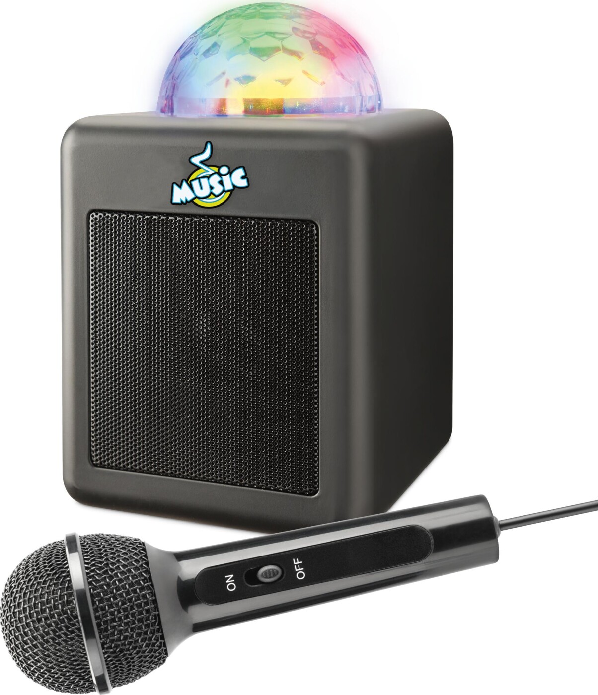 Mi Mic - Mikrofon Med Bluetooth Og Disko Kugle | Se tilbud og køb på Gucca.dk