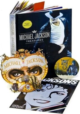 Michael Jackson Treasures - Dansk Bog Samt Dvd - DVD - Film