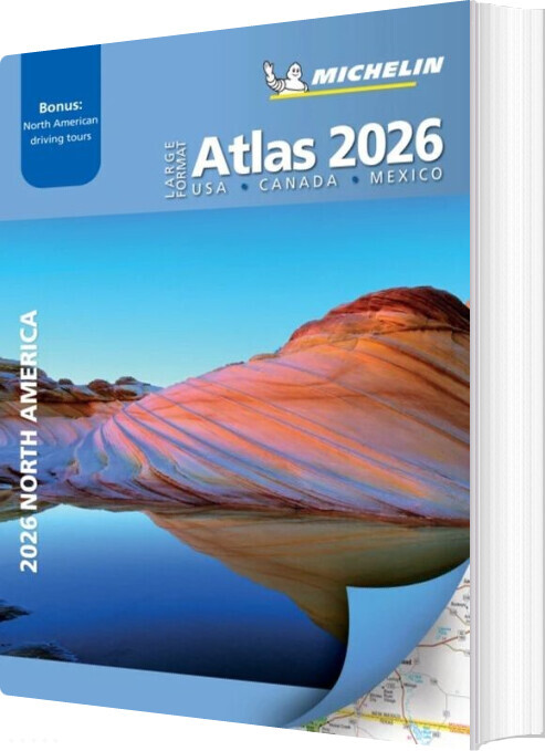 Michelin Kort - Large Format Atlas Usa, Canada & Mexico 2026 - English book