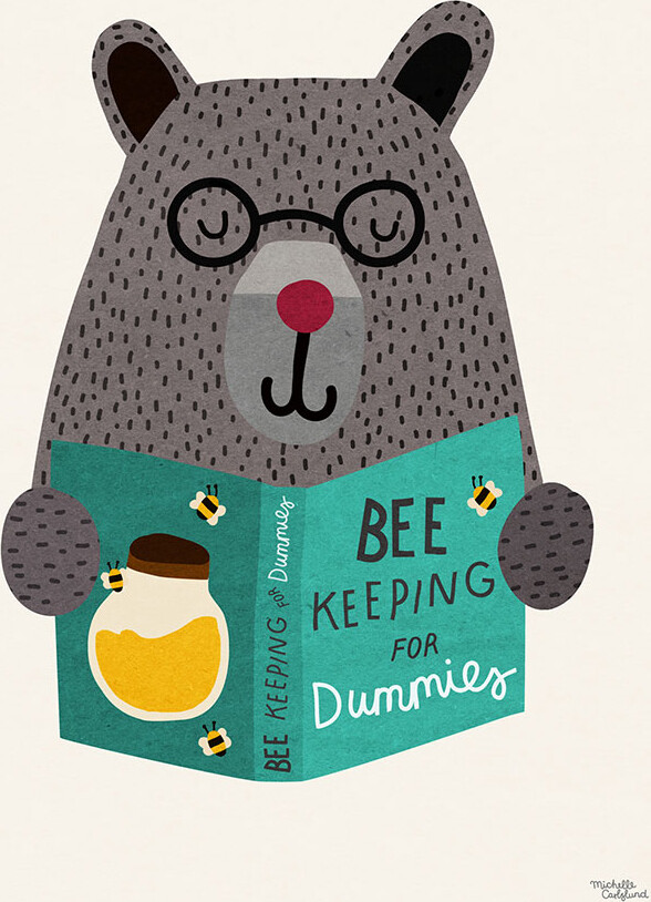 Michelle Carlslund - Plakat - 30x40 Cm - Bjørnen Og Biavl