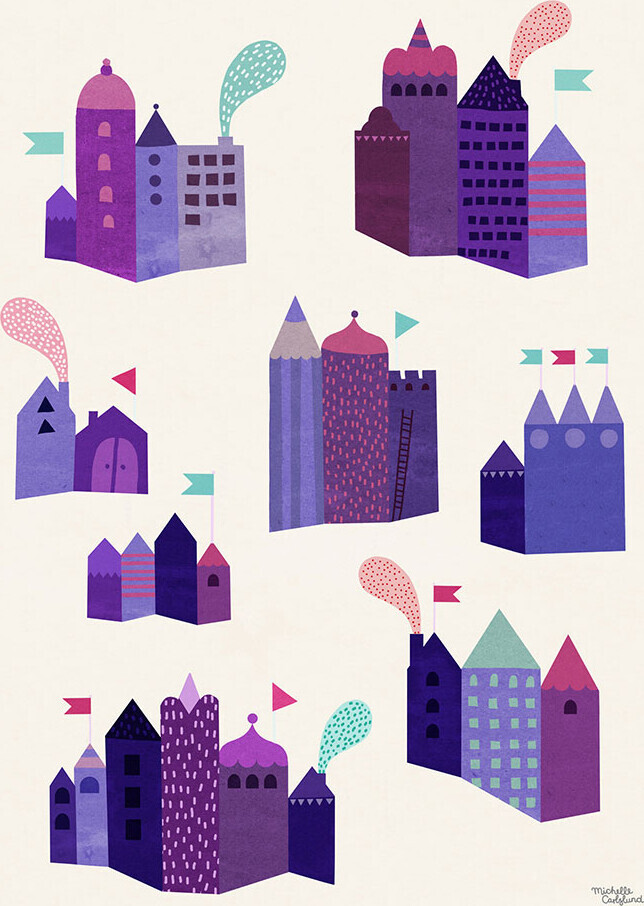 Michelle Carlslund - Plakat - 50x70 Cm - Huse