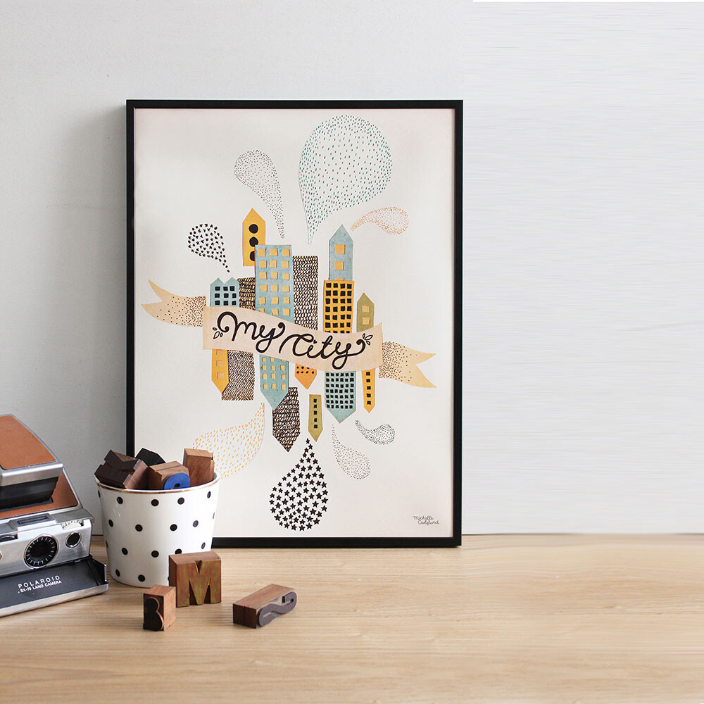 Michelle Carlslund - Plakat - 50x70 Cm - Min By 2