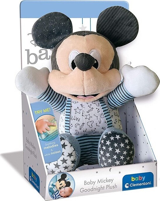 Se Mickey Mouse Bamse Med Lyd - Goodnight - Disney - Clementoni hos Gucca.dk